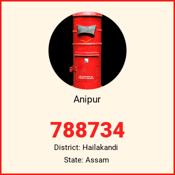 Anipur pin code, district Hailakandi in Assam