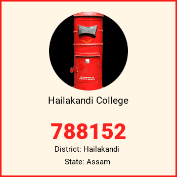 Hailakandi College pin code, district Hailakandi in Assam