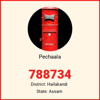 Pechaala pin code, district Hailakandi in Assam