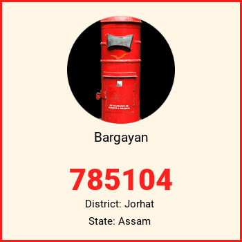 Bargayan pin code, district Jorhat in Assam