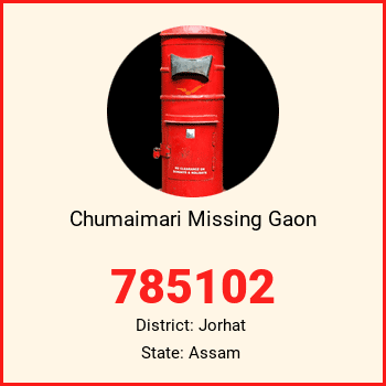 Chumaimari Missing Gaon pin code, district Jorhat in Assam