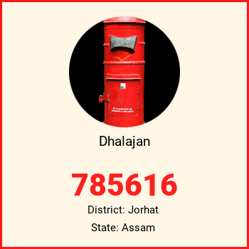 Dhalajan pin code, district Jorhat in Assam