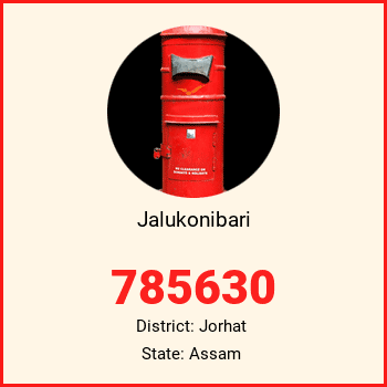 Jalukonibari pin code, district Jorhat in Assam