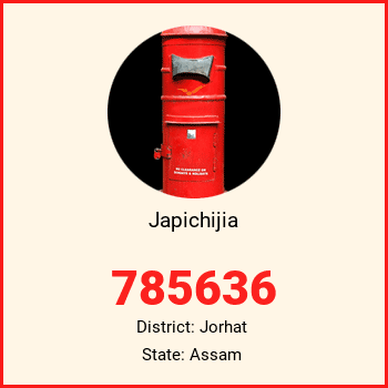 Japichijia pin code, district Jorhat in Assam