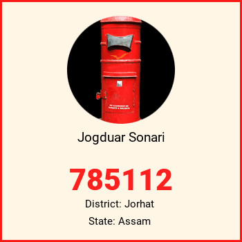 Jogduar Sonari pin code, district Jorhat in Assam