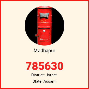 Madhapur pin code, district Jorhat in Assam