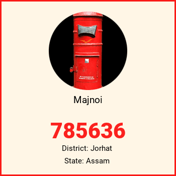 Majnoi pin code, district Jorhat in Assam