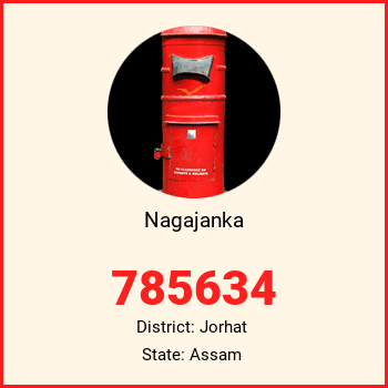 Nagajanka pin code, district Jorhat in Assam