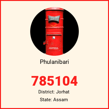 Phulanibari pin code, district Jorhat in Assam