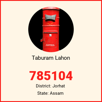 Taburam Lahon pin code, district Jorhat in Assam