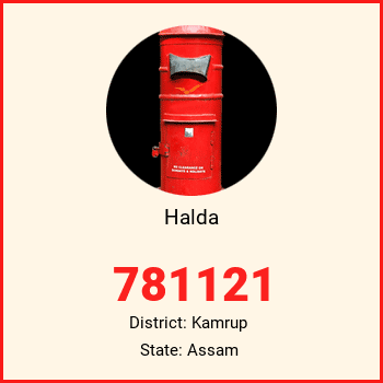 Halda pin code, district Kamrup in Assam