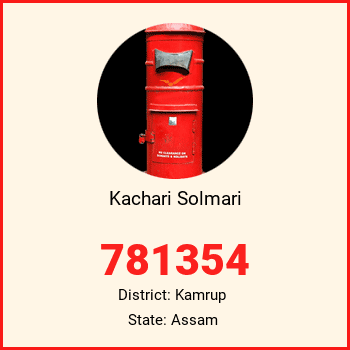 Kachari Solmari pin code, district Kamrup in Assam