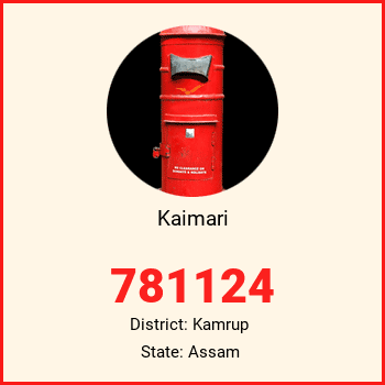 Kaimari pin code, district Kamrup in Assam
