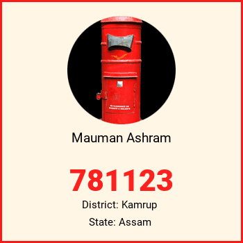 Mauman Ashram pin code, district Kamrup in Assam