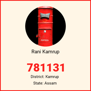 Rani Kamrup pin code, district Kamrup in Assam