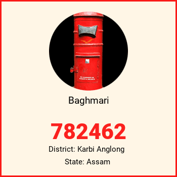 Baghmari pin code, district Karbi Anglong in Assam