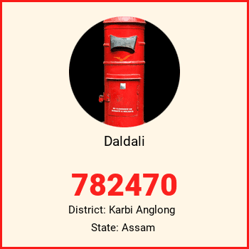 Daldali pin code, district Karbi Anglong in Assam