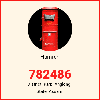 Hamren pin code, district Karbi Anglong in Assam