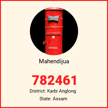 Mahendijua pin code, district Karbi Anglong in Assam
