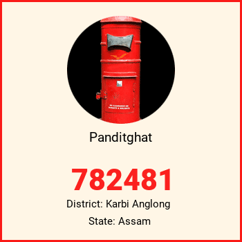 Panditghat pin code, district Karbi Anglong in Assam