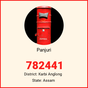 Panjuri pin code, district Karbi Anglong in Assam