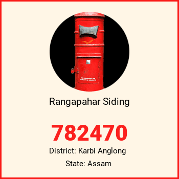 Rangapahar Siding pin code, district Karbi Anglong in Assam