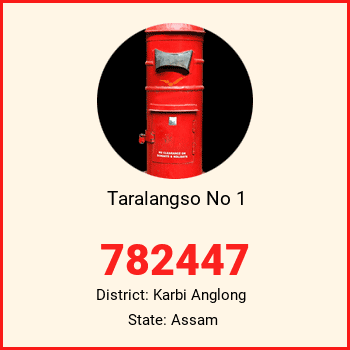 Taralangso No 1 pin code, district Karbi Anglong in Assam