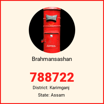 Brahmansashan pin code, district Karimganj in Assam
