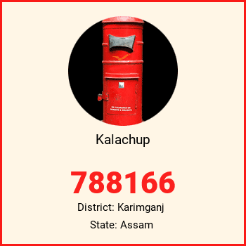 Kalachup pin code, district Karimganj in Assam