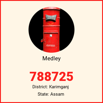 Medley pin code, district Karimganj in Assam