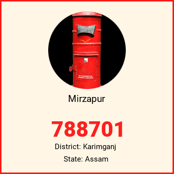 Mirzapur pin code, district Karimganj in Assam
