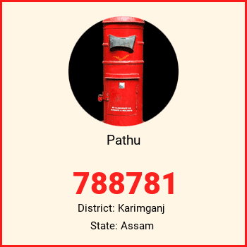 Pathu pin code, district Karimganj in Assam