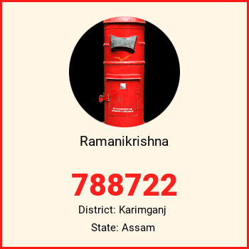 Ramanikrishna pin code, district Karimganj in Assam