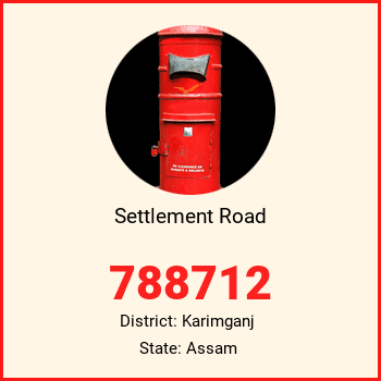 Settlement Road pin code, district Karimganj in Assam