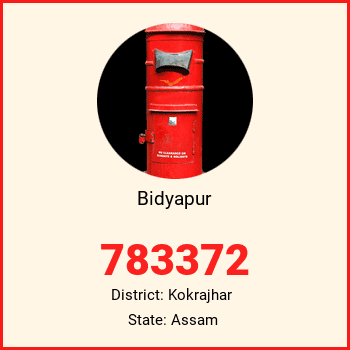 Bidyapur pin code, district Kokrajhar in Assam