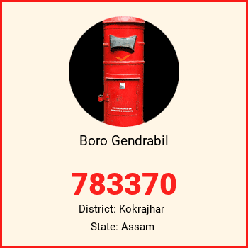 Boro Gendrabil pin code, district Kokrajhar in Assam