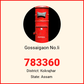 Gossaigaon No.Ii pin code, district Kokrajhar in Assam