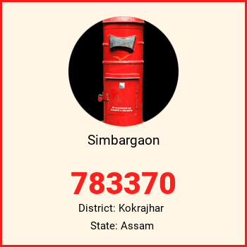 Simbargaon pin code, district Kokrajhar in Assam