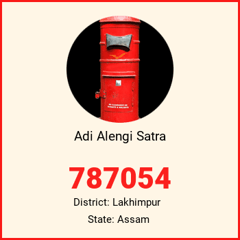 Adi Alengi Satra pin code, district Lakhimpur in Assam