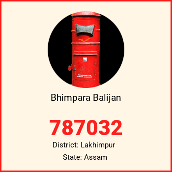 Bhimpara Balijan pin code, district Lakhimpur in Assam