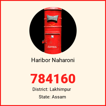 Haribor Naharoni pin code, district Lakhimpur in Assam