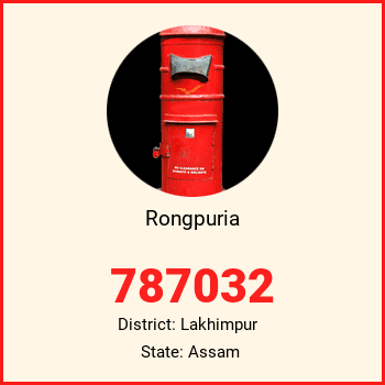 Rongpuria pin code, district Lakhimpur in Assam