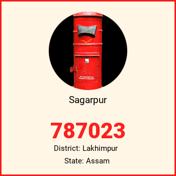 Sagarpur pin code, district Lakhimpur in Assam
