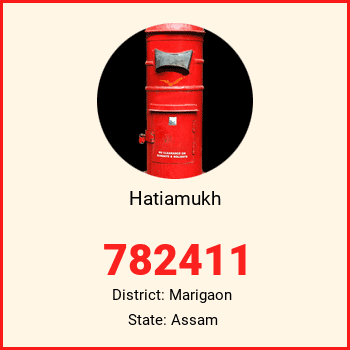 Hatiamukh pin code, district Marigaon in Assam