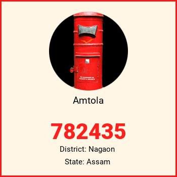 Amtola pin code, district Nagaon in Assam