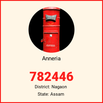 Anneria pin code, district Nagaon in Assam