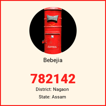 Bebejia pin code, district Nagaon in Assam