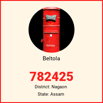 Beltola pin code, district Nagaon in Assam