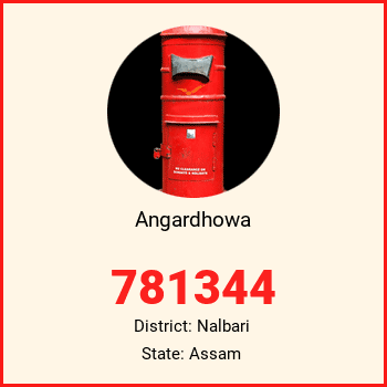 Angardhowa pin code, district Nalbari in Assam