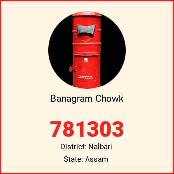 Banagram Chowk pin code, district Nalbari in Assam